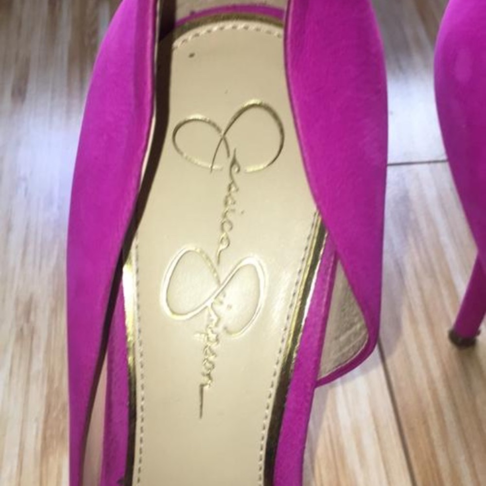 Jessica Simpson peep toe stiletto heels